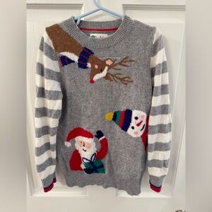 Mini Boden boys size 7-8 holiday sweater